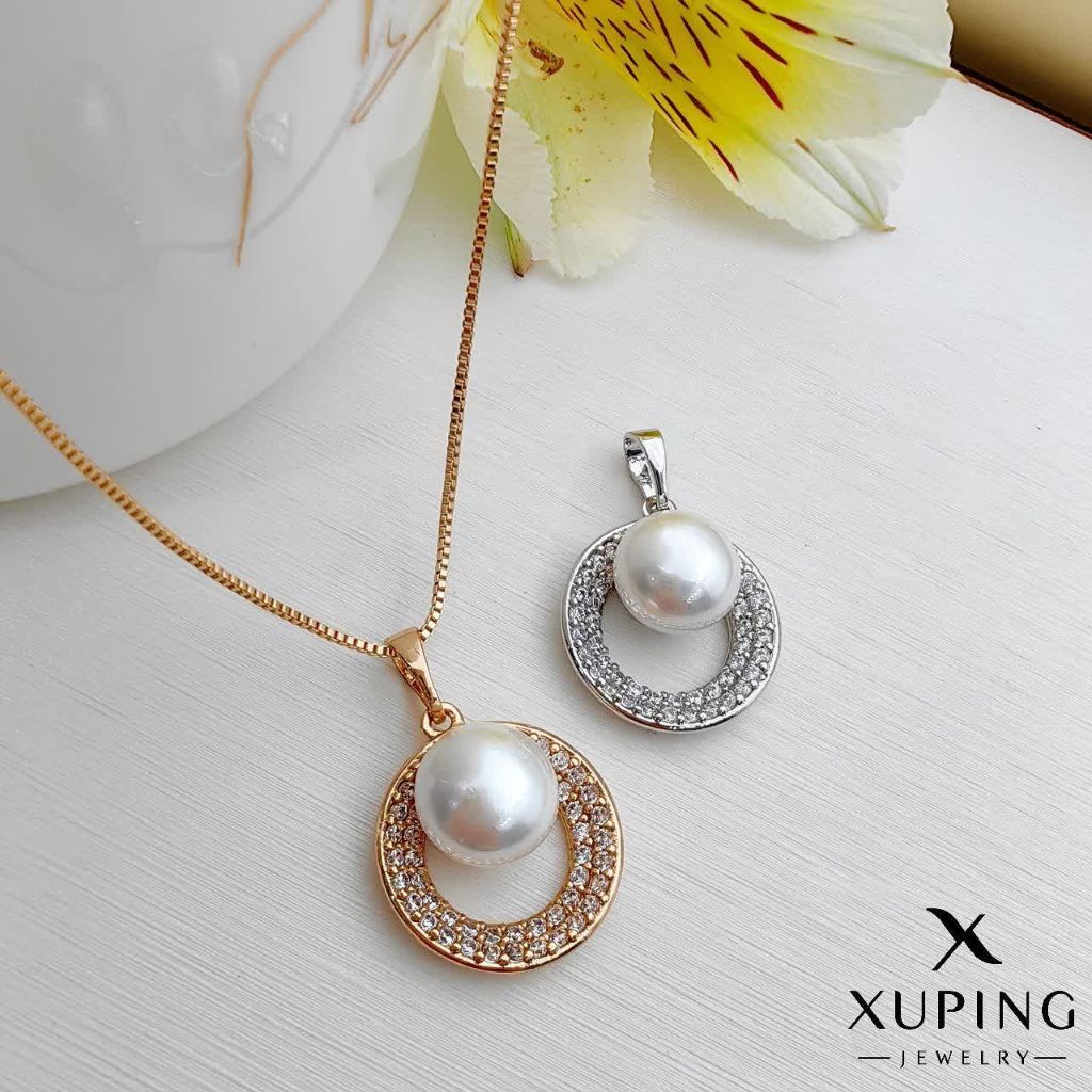 پلاک مرواریدی ژوپینگ بدون زنجیر کد 2400 - خرید آنلاین از گالری آداس